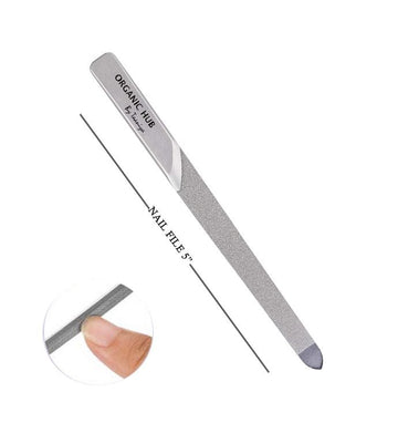 Stainless Steel Nail Filer Organic Hub Manicure Pedicure Filer