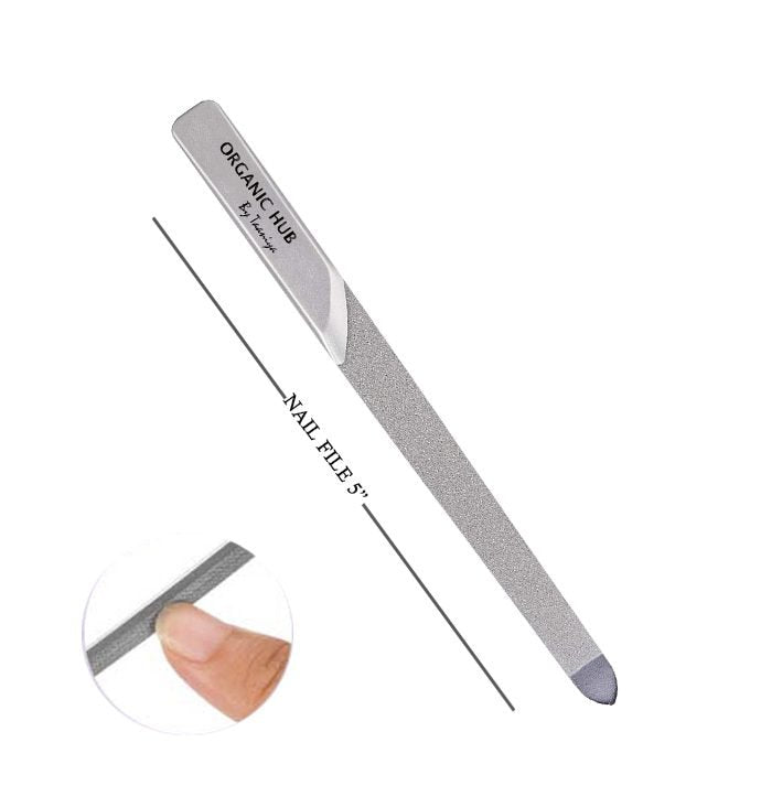 Stainless Steel Nail Filer Organic Hub Manicure Pedicure Filer