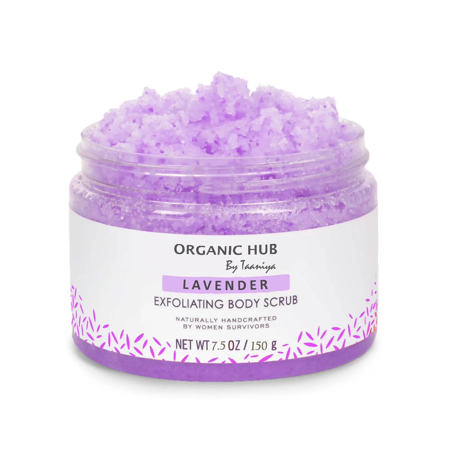 Organic Lavander Exfoliating Body Scrub