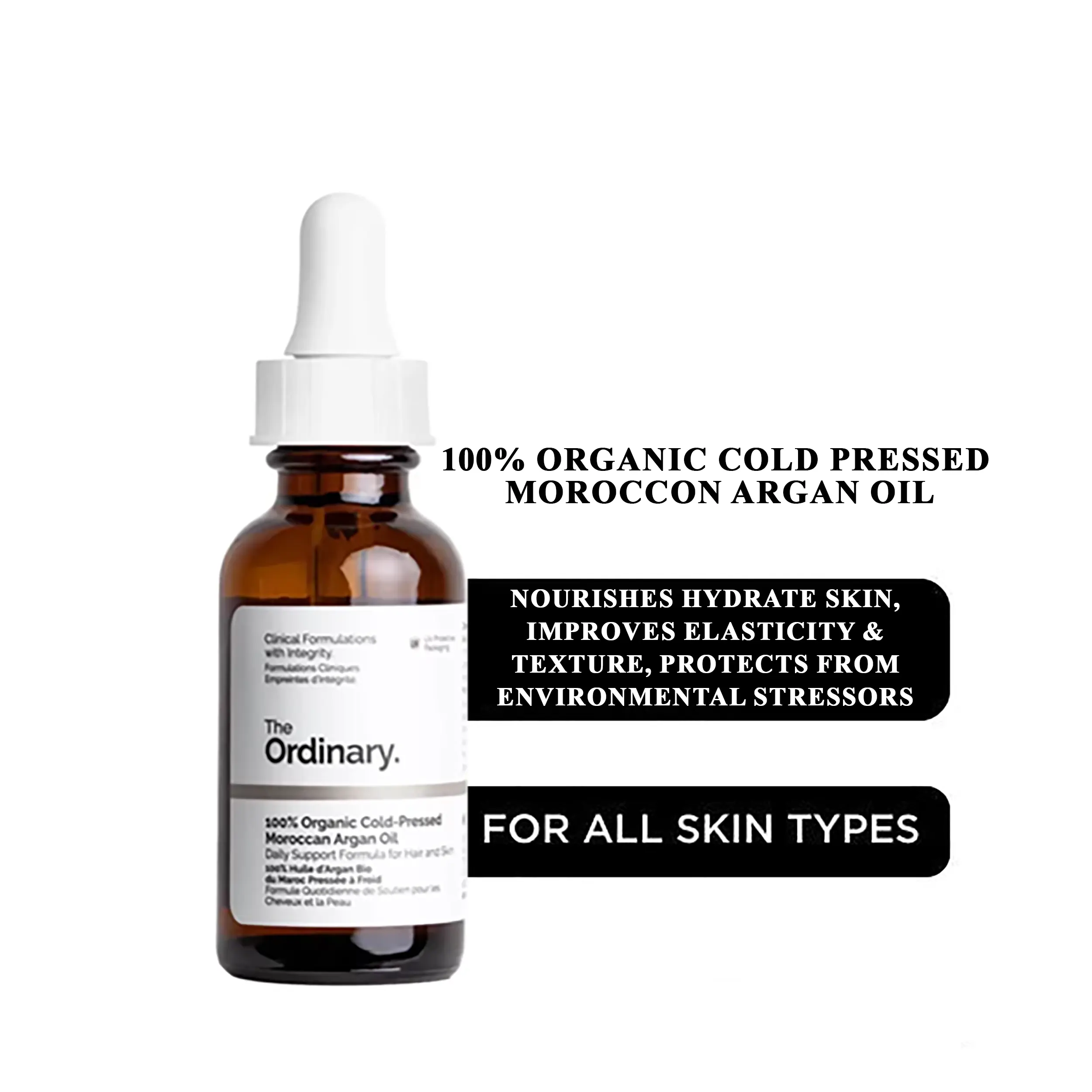 100% Organic Cold-Pressed Moroccan Argan Oil